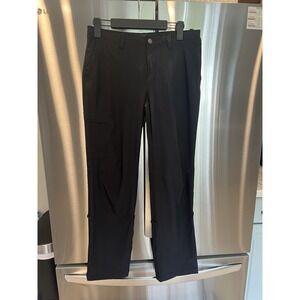 REI Co-op Women's Hiking Pants Black Stretch Cargo Outdoor Pants Size 8 Petite